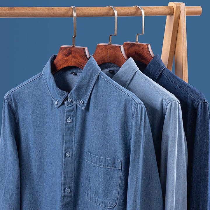 Chemise business décontractée en denim