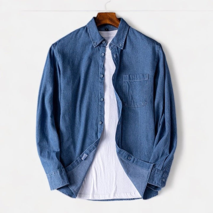 Chemise business décontractée en denim