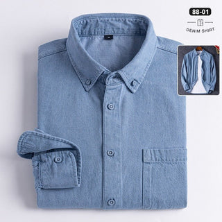 Chemise business décontractée en denim
