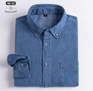 Chemise business décontractée en denim