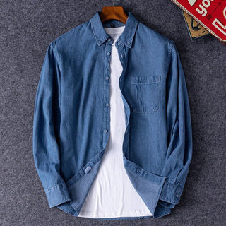 Chemise business décontractée en denim