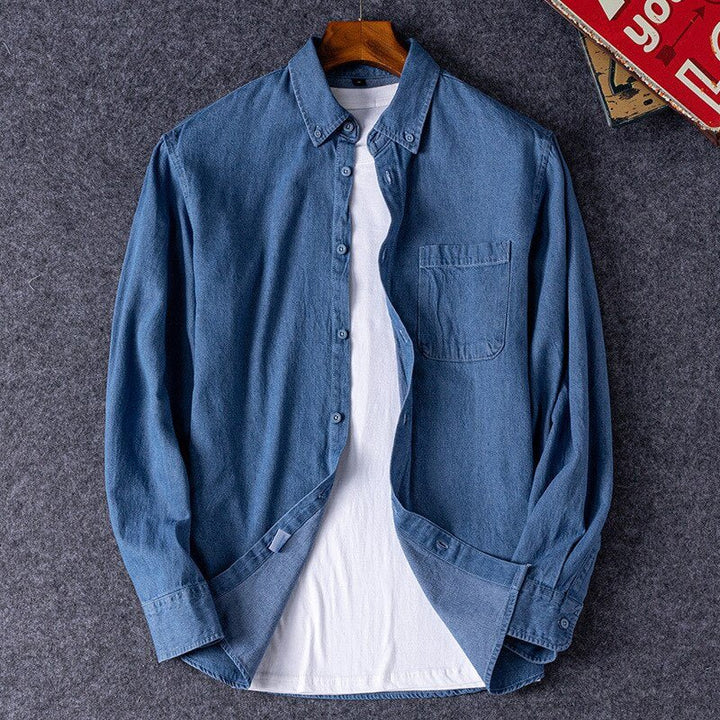 Chemise business décontractée en denim