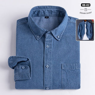 Chemise business décontractée en denim