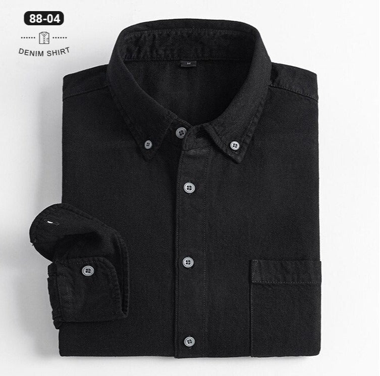 Chemise business décontractée en denim