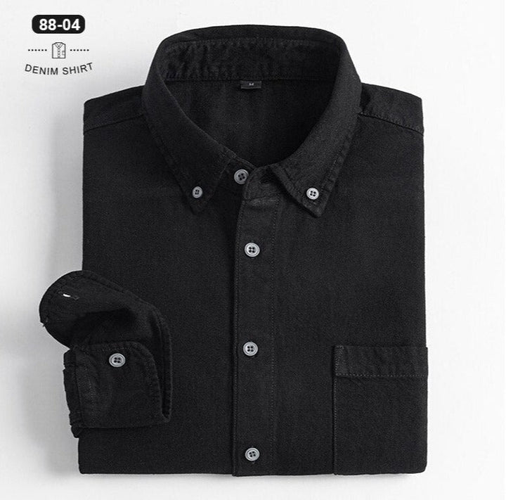 Chemise business décontractée en denim
