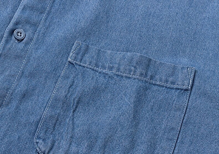 Chemise business décontractée en denim