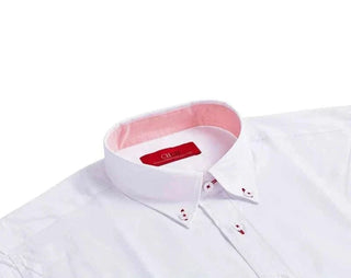 Chemise business décontractée en coton à manches longues