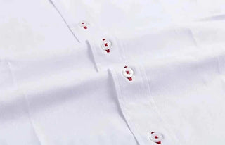 Chemise business décontractée en coton à manches longues