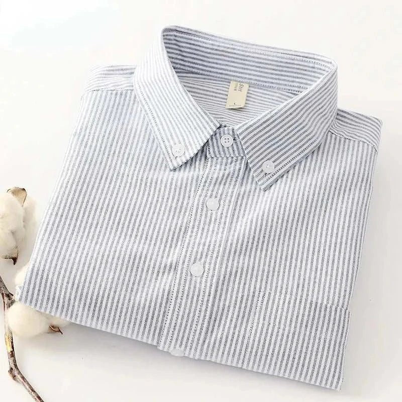 Chemise business slim fit en mélange de coton