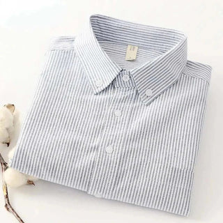 Chemise business slim fit en mélange de coton