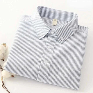 Chemise business slim fit en mélange de coton