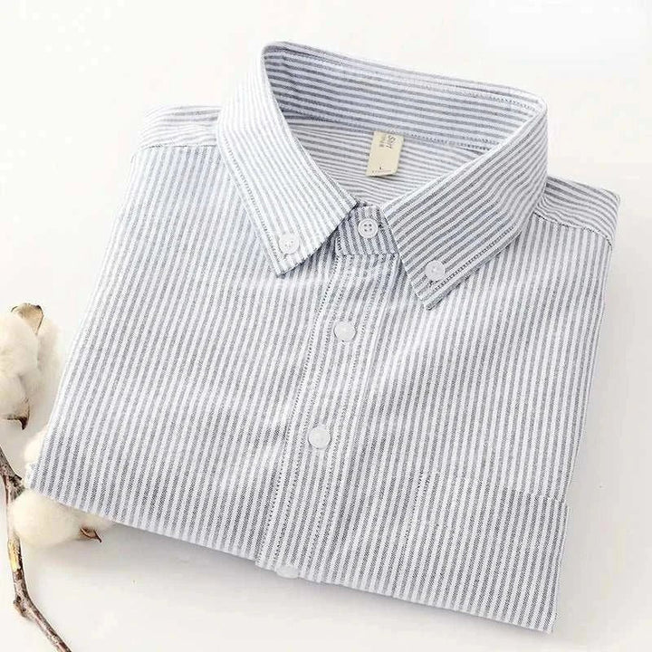 Chemise business slim fit en mélange de coton