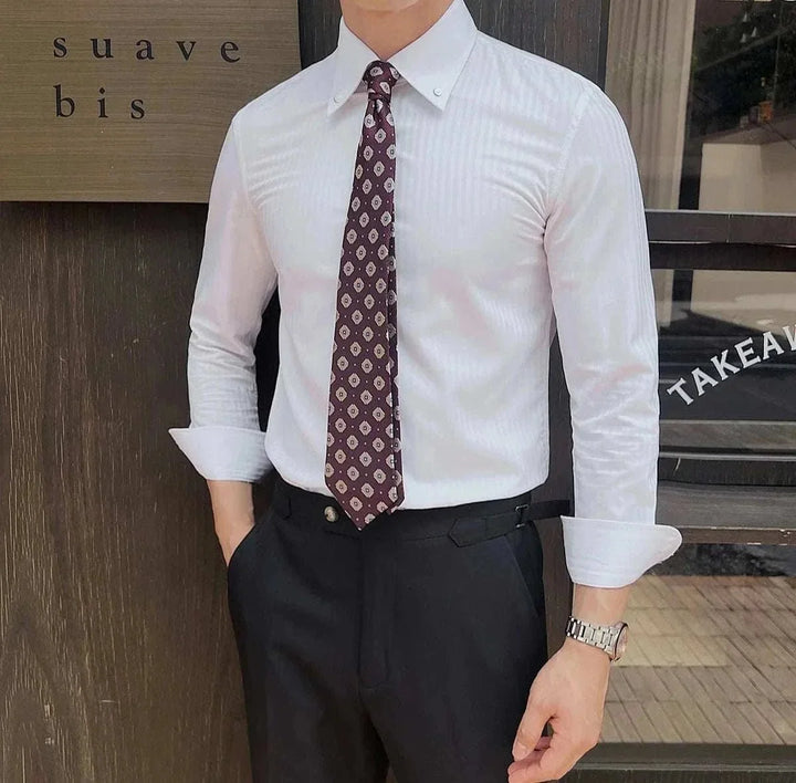Chemise stretch slim fit