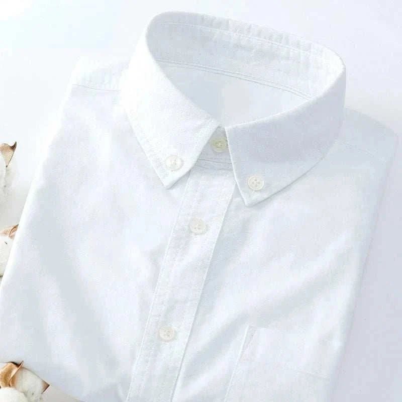 Chemise business slim fit en mélange de coton