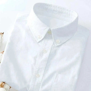 Chemise business slim fit en mélange de coton