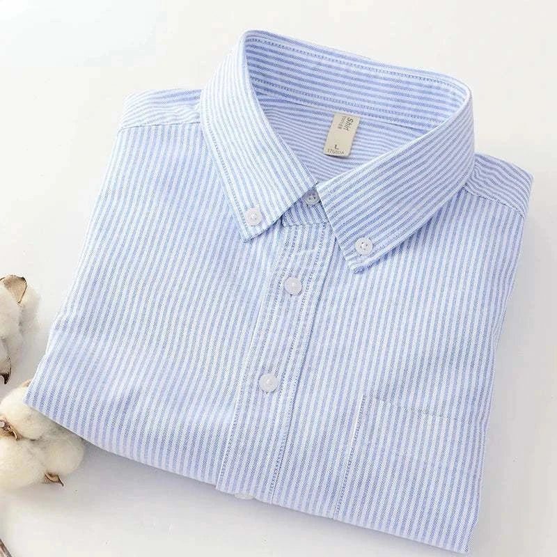 Chemise business slim fit en mélange de coton