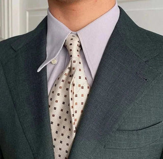 Chemise business à col et manches longues