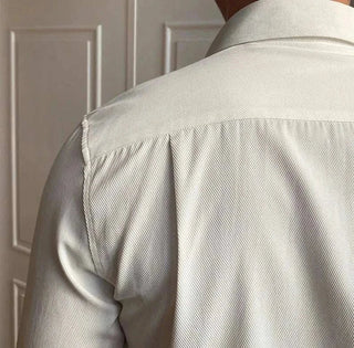 Chemise business à col et manches longues