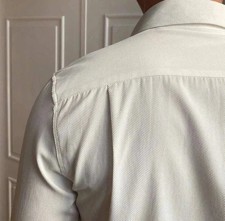 Chemise business à col et manches longues