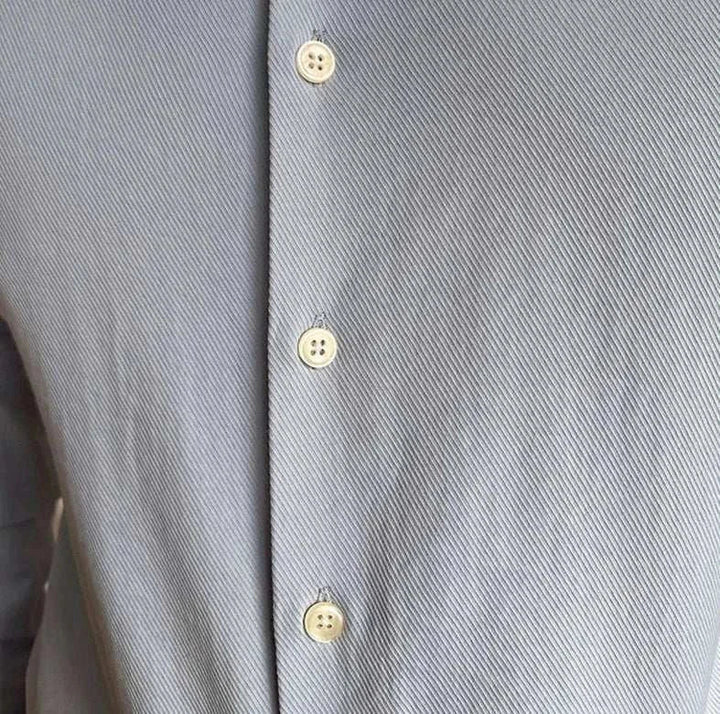 Chemise business à col et manches longues