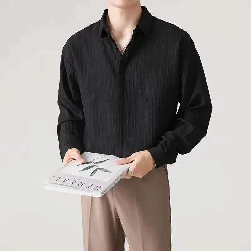 Chemise business rayée coupe ample