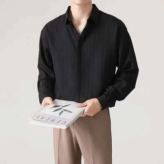 Chemise business rayée coupe ample