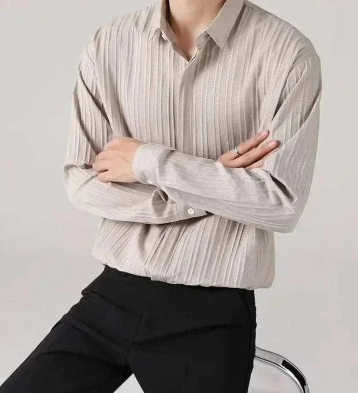 Chemise business rayée coupe ample