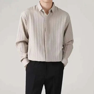 Chemise business rayée coupe ample