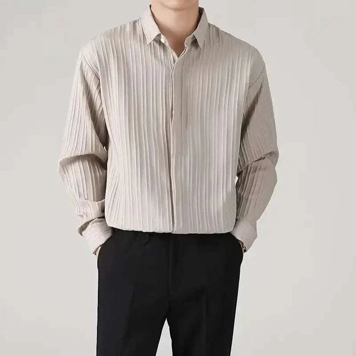 Chemise business rayée coupe ample
