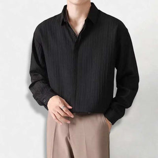 Chemise business rayée coupe ample