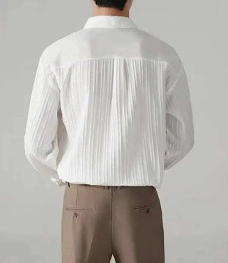 Chemise business rayée coupe ample