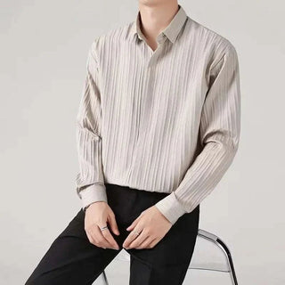 Chemise business rayée coupe ample