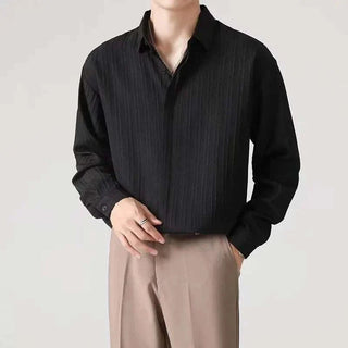 Chemise business rayée coupe ample