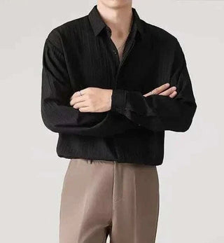 Chemise business rayée coupe ample