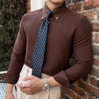 Chemise business à manches longues