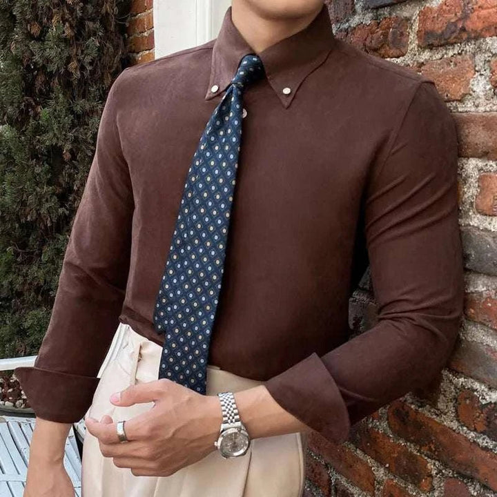 Chemise business à manches longues
