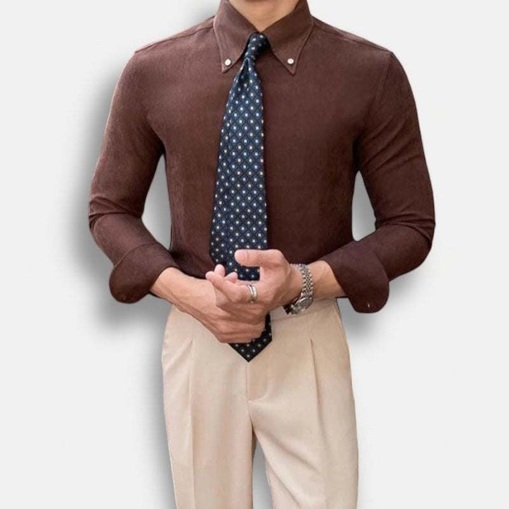 Chemise business à manches longues