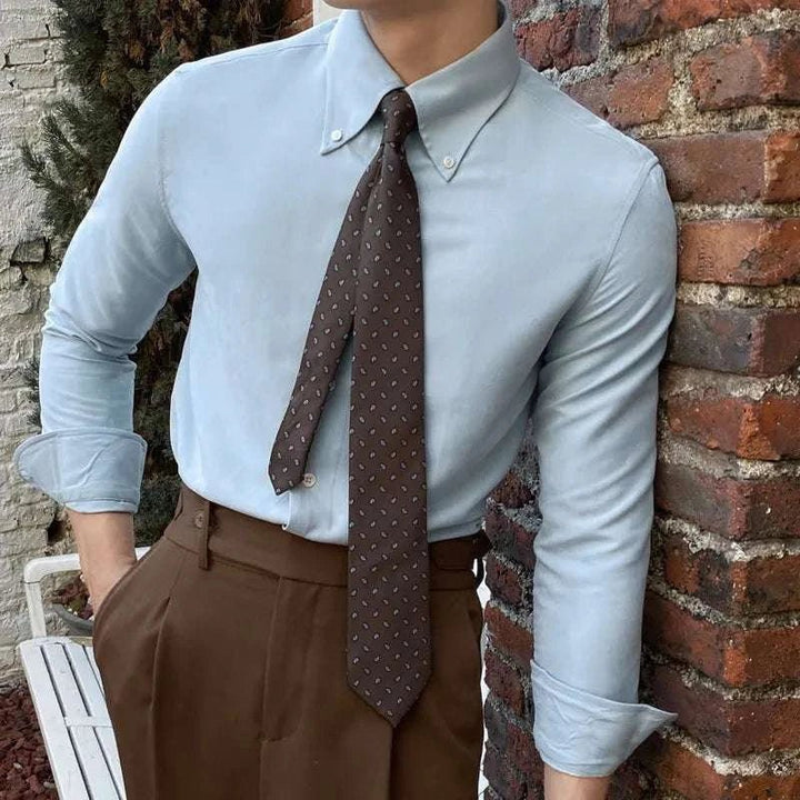 Chemise business à manches longues