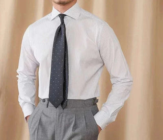 Chemise business slim fit à manches longues