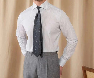 Chemise business slim fit à manches longues