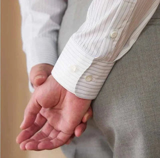 Chemise business slim fit à manches longues