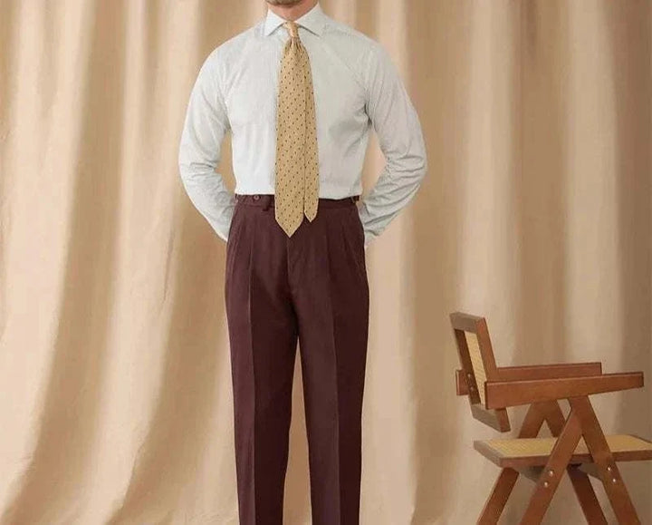 Chemise business slim fit à manches longues