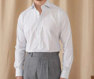 Chemise business slim fit à manches longues