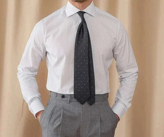 Chemise business slim fit à manches longues