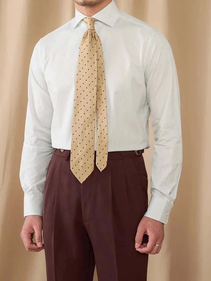 Chemise business slim fit à manches longues