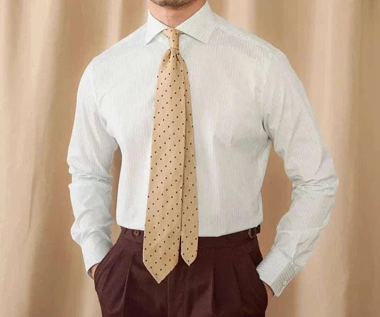 Chemise business slim fit à manches longues