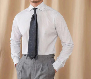 Chemise business slim fit à manches longues