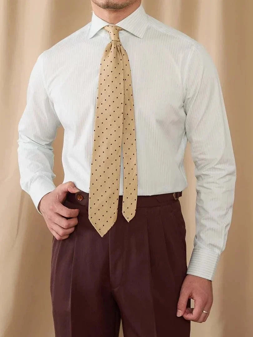 Chemise business slim fit à manches longues