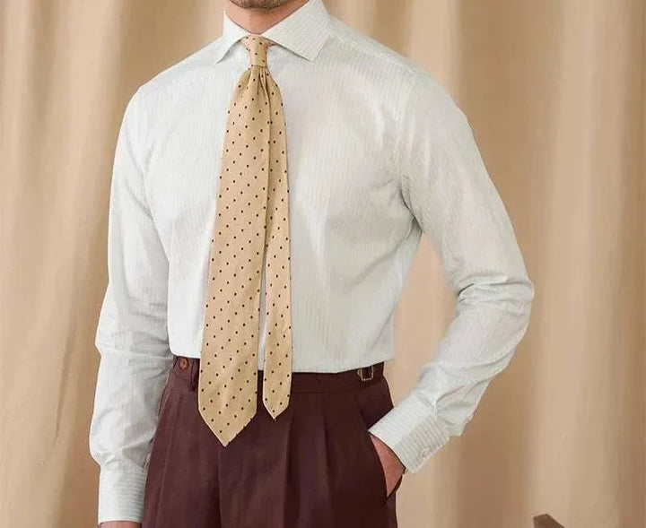 Chemise business slim fit à manches longues