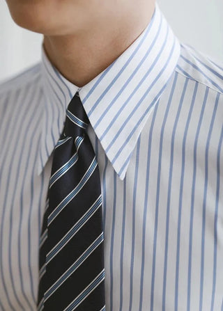 Chemise italienne business slim fit à rayures